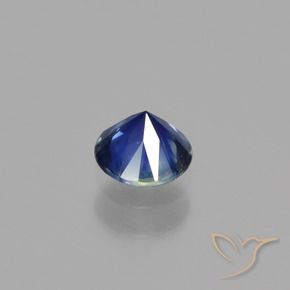 Sapphire Gemstone in 5 mm (calibrated) Size for Sale, Sapphire Stone in Twilight Blue Color