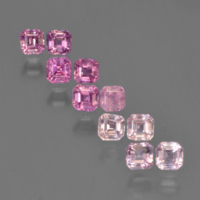Multicolor Zafiro Gema - 0.2ct Corte octagonal (ID: 450101)
