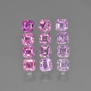Multicolor Zafiro Gema - 0.2ct Corte octagonal (ID: 450168)