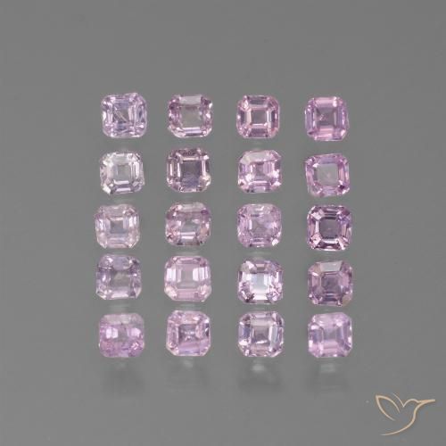 0.1ct Octagon Step Cut Pink Sapphire Gem for sale 0.1ct Octagon Step Cut Pink Sapphire Gem (ID: 450339)