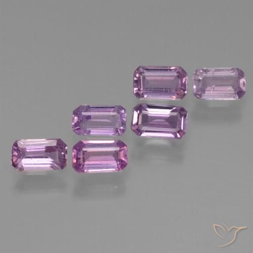 Intense Pinkish Purple 蓝宝石 Gem - 0.3ct 八角阶梯切割 (ID: 450442)