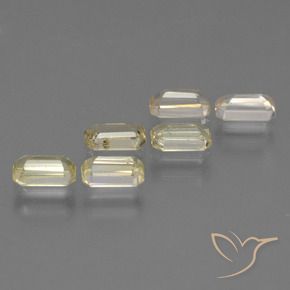 Sapphire Gemstones in 5 x 3 mm (calibrated) Size for Sale, Sapphire Stones in Light Laguna Yellow Color