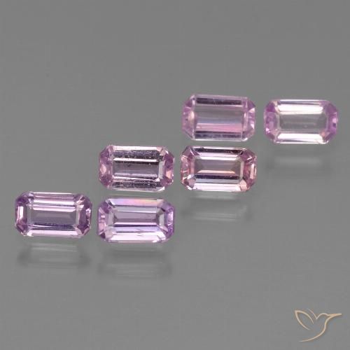 Medium-Light Purple Сапфир Камень - 0.3ct Восьмиугольная ступенчатая огранка (ID: 450451)
