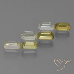Sapphire Gemstones in 5 x 3 mm (calibrated) Size for Sale, Sapphire Stones in Medium Yellow Color