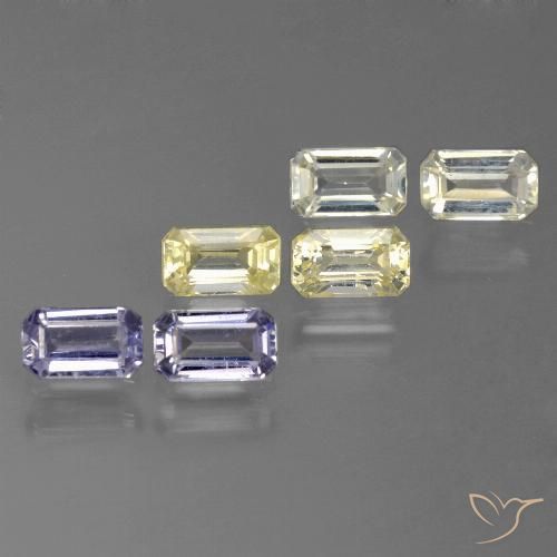 0.4ct Octagon Step Cut Multicolor Sapphire for sale thumb image of 0.4ct Octagon Step Cut Multicolor Sapphire (ID: 450519)