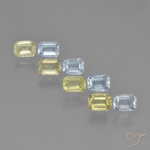 1.89 ct Loose Octagon Cut Sapphire, 3.9 x 2.8 mm From Tanzania, Photo A