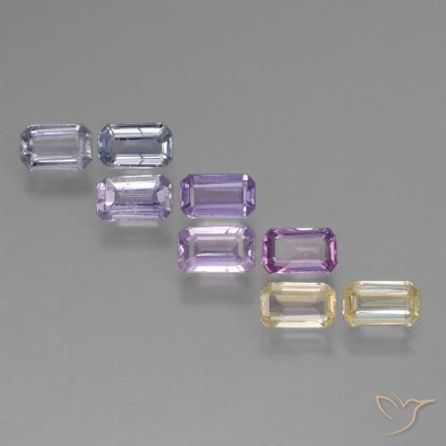 0.3ct Octagon Step Cut Multicolor Sapphire for sale thumb image of 0.3ct Octagon Step Cut Multicolor Sapphire (ID: 450968)