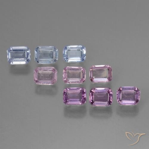 2.01 ct Loose Octagon Cut Sapphire, 3.9 x 3 mm From Tanzania, Photo A