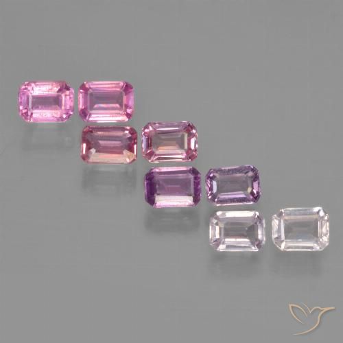 Multicolor Zafiro Gema - 0.2ct Corte octagonal (ID: 451370)