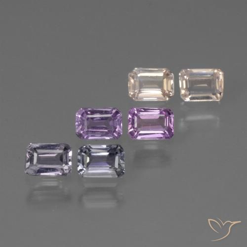 Multicolor Zafiro Gema - 0.3ct Corte octagonal (ID: 451418)
