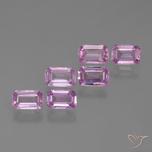 Púrpura claro medio Zafiro Gema - 0.3ct Corte octagonal (ID: 452264)