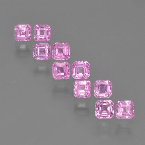 Light Royal Purple Pink Zaffiro Gem - 0.2ct Taglio ottagonale (ID: 452332)