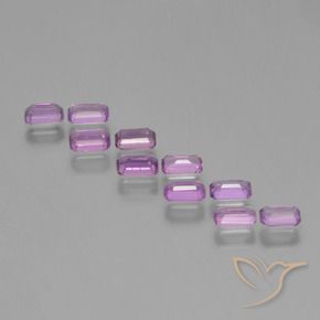 Sapphire Gemstones in 5 x 3 mm (calibrated) Size for Sale, Sapphire Stones in Lilac Purple Color