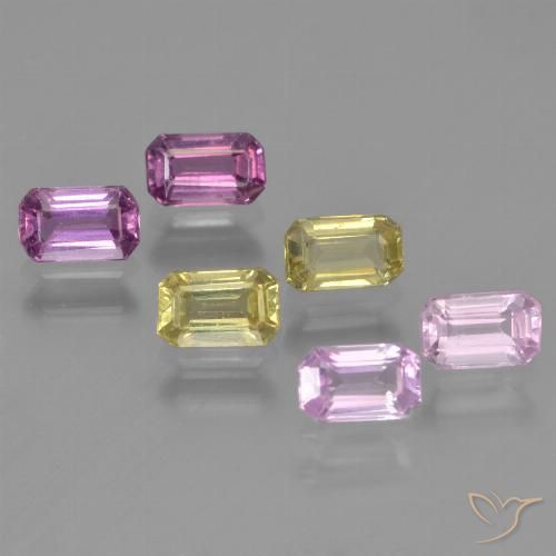 0.4ct Octagon Step Cut Multicolor Sapphire for sale thumb image of 0.4ct Octagon Step Cut Multicolor Sapphire (ID: 452406)