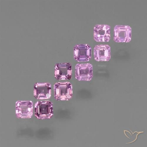 Púrpura medio Zafiro Gema - 0.2ct Corte octagonal (ID: 452437)