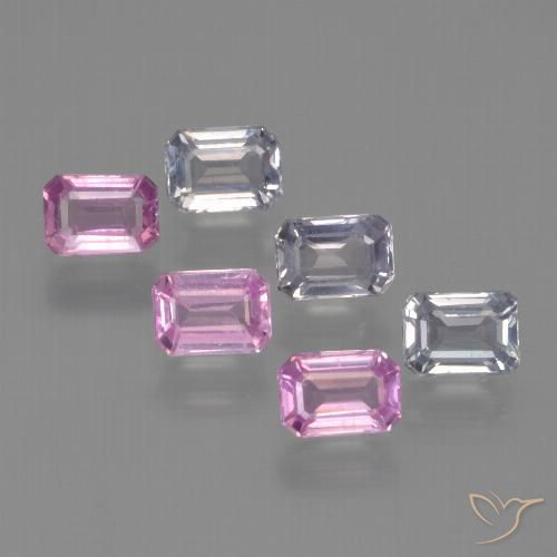 Multicolor Zafiro Gema - 0.3ct Corte octagonal (ID: 452457)