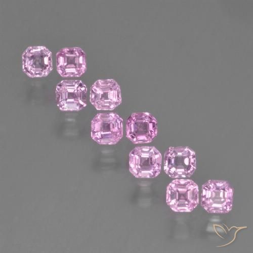 Intense Purple Sapphire Gem - 0.2ct Octagon Step Cut (ID: 452486)