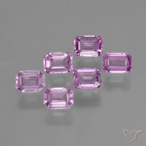 Medium Purple Сапфир Камень - 0.3ct Восьмиугольная ступенчатая огранка (ID: 452493)