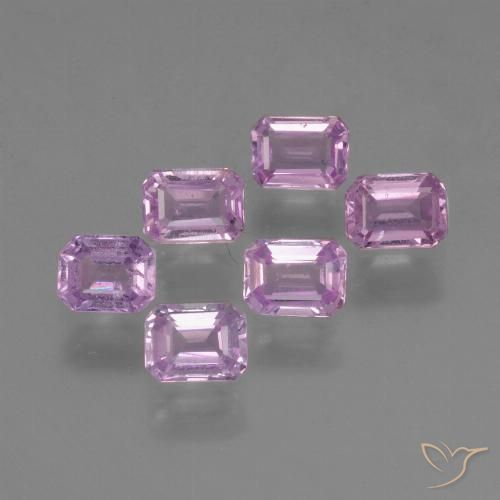 Medium Pink Sapphire Gem - 0.3ct Octagon Step Cut (ID: 452497)