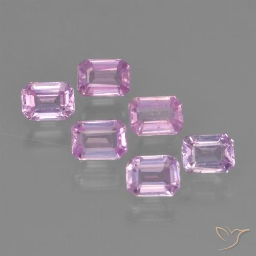 Púrpura intenso Zafiro Gema - 0.3ct Corte octagonal (ID: 452502)