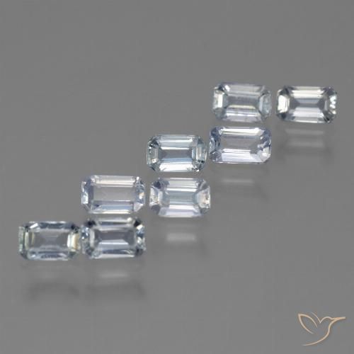 2.81ctw Natural Light Blue Sapphire, Emerald Cut, VS