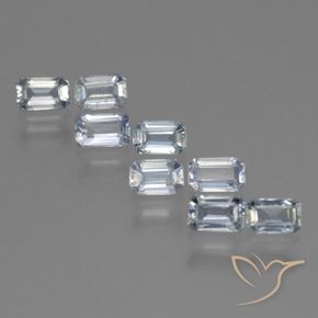 2.81 ctw Blue Sapphire Stones, Natural Sapphire in Octagon Step Cut Shape for Sale