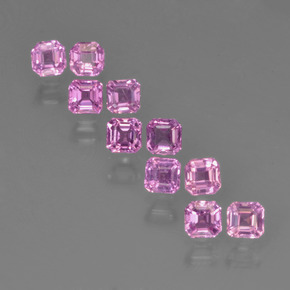 0.2ct Octagon Step Cut Pink Sapphire Gem for sale 0.2ct Octagon Step Cut Pink Sapphire Gem (ID: 452539)