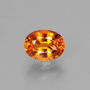 Ámbar naranja Zafiro Gema - 1.8ct Forma ovalada (ID: 453120)