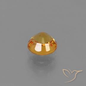 Sapphire Gemstone in 5 mm (calibrated) Size for Sale, Sapphire Stone in Gold Color