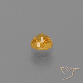 Sapphire Gemstone in 5 mm (calibrated) Size for Sale, Sapphire Stone in Gold Color