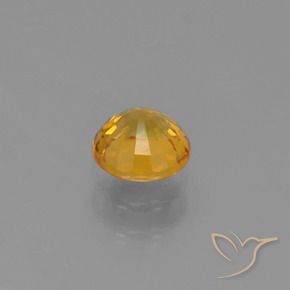 Sapphire Gemstone in 5 mm (calibrated) Size for Sale, Sapphire Stone in Gold Color