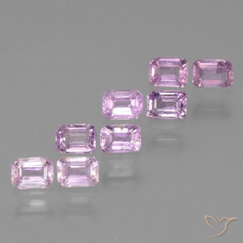 Púrpura violeta rosáceo Zafiro Gema - 0.3ct Corte octagonal (ID: 453697)