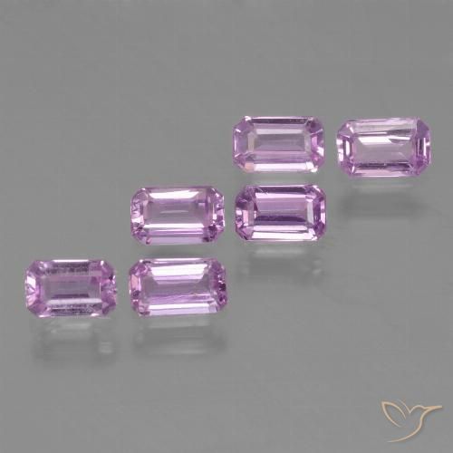 Lilac Purple Saphir Edelstein - 0.3ct Octagon Stufenschliff (ID: 453849)