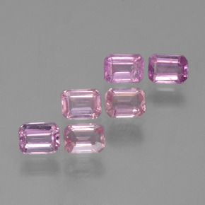 Medium Pink Sapphire Gem - 0.3ct Octagon Step Cut (ID: 453873)