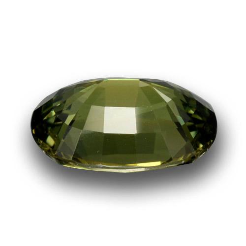 Ovale Vert Saphir 4 CT Bijoux Fabrication Gemme Paire Naturel AGI Certifié DA77 