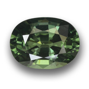 4ct Oval Facet Green Sapphire for sale thumb image of 4ct Oval Facet Green Sapphire (ID: 458456)
