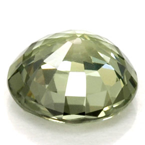 Sapphire Gemstone in 6.5 mm (calibrated) Size for Sale, Sapphire Stone in Light Green Color