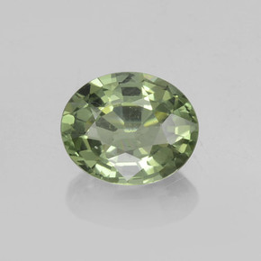 Medium Light Green Zafiro Gema - 0.8ct Forma ovalada (ID: 459898)
