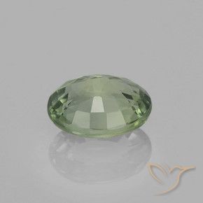 Sapphire Gemstone in 6.1 x 5.1 mm Size for Sale, Sapphire Stone in Forest Green Color