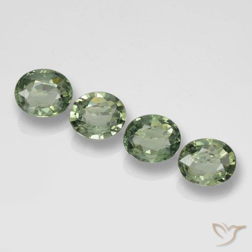 2.98ctw Natural Forest Green Sapphire, Oval, VVS