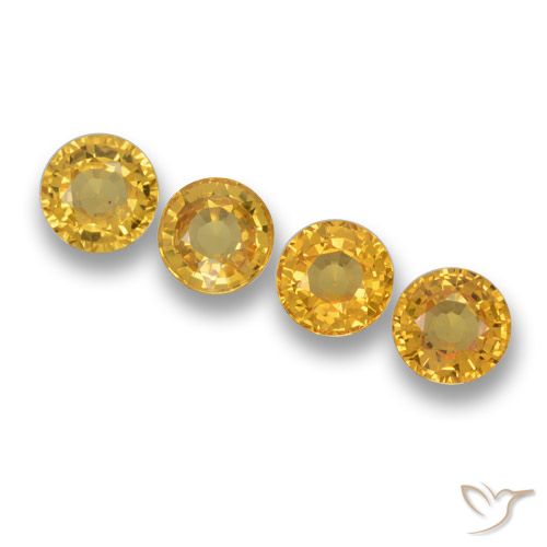 2.42ctw Natural Dark Golden Sapphire, Round, VVS-VS, Photo A