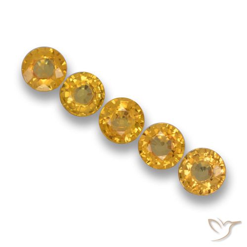 2.47ctw Natural Dark Golden Sapphire, Round, VVS-VS