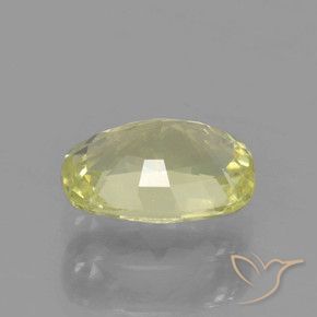 Sapphire Gemstone in 7 x 5 mm (calibrated) Size for Sale, Sapphire Stone in Lemon Yellow Color