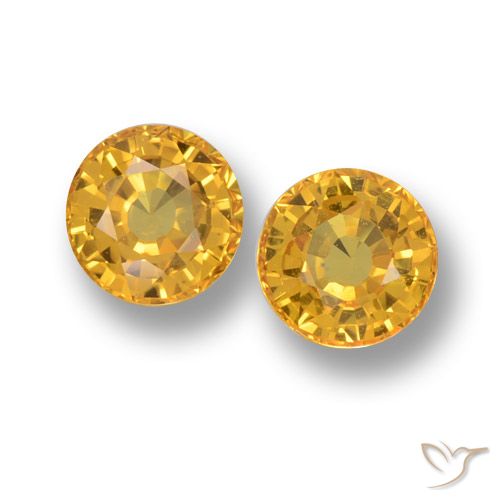 1.35ctw Natural Dark Golden Sapphire, Round, VVS-VS
