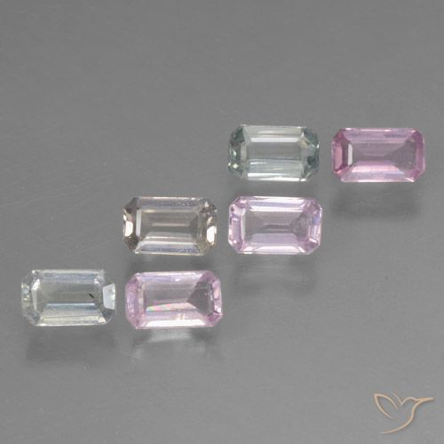 Multicolore Zaffiro Gem - 0.3ct Taglio ottagonale (ID: 462108)