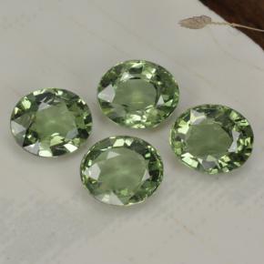 Verde oscuro Zafiro Gema - 0.8ct Forma ovalada (ID: 462389)