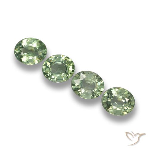 3.32ctw Natural Forest Green Sapphire, Oval, VVS-VS