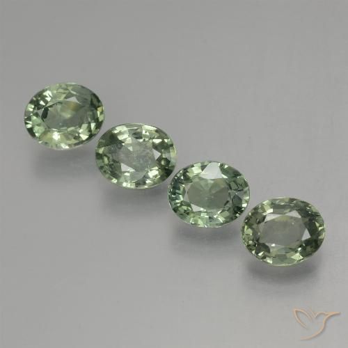 2.89ctw Natural Forest Green Sapphire, Oval, VVS-VS