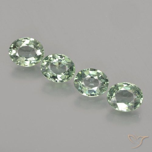 3.08ctw Natural Mossy Green Sapphire, Oval, VVS-VS