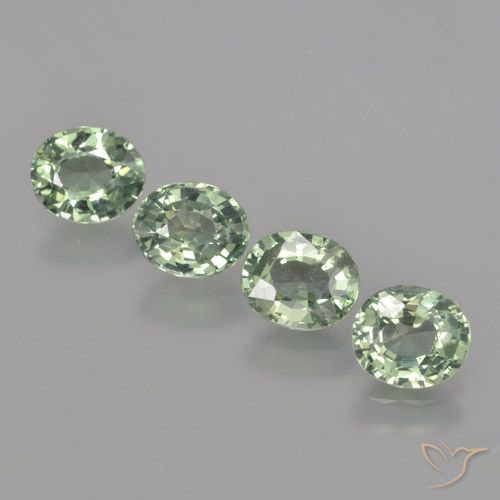 3.28ctw Natural Mossy Green Sapphire, Oval, VVS-VS